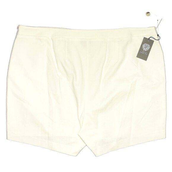 NWT Vince Camuto Ivory Sailor Cotton Blend Hi-Waist Shorts Size 18W MSRP $69 - Picture 3 of 4